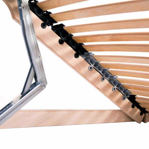 vidaXL Lamelový rošt Hnedá 120 x 190 cm Masívne bukové drevo