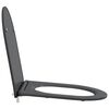 vidaXL Rýchlo uvoľňovacie wc sedátko Antracit 44 x 36.4 x 3.4 cm
