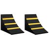 vidaXL Zakladacie kliny 2 ks 29x16x19 cm guma