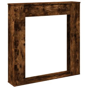 vidaXL Obloženie krbu dymov&yacute; dub 100x20x100 cm kompozitn&eacute; drevo