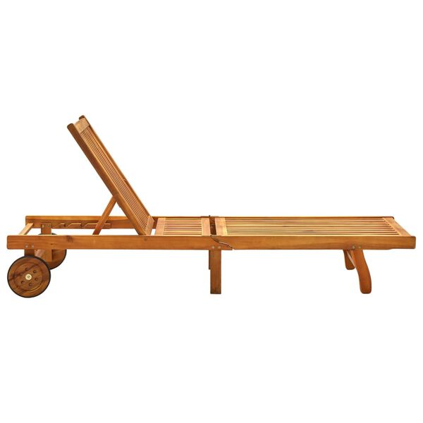 vidaXL Z&aacute;hradn&eacute; ležadlo mas&iacute;vne ak&aacute;ciov&eacute; drevo