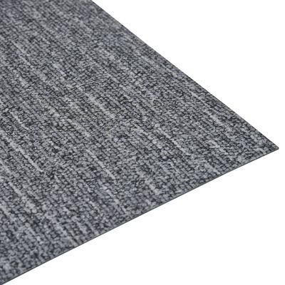 vidaXL Samolepiace podlahové dosky 5,11 m², PVC, sivé