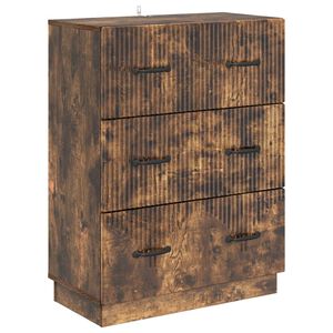 vidaXL Z&aacute;suvkov&yacute; kabinet Dymov&yacute; dub 66 x 34,5 x 87 cm Kompozitn&eacute; drevo