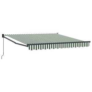 vidaXL Sklopn&aacute; mark&iacute;za Zelen&aacute; a biela 300 x 250 x 165 cm
