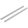 vidaXL Skrutkov&aacute; tyč 2 pcs Strieborn&aacute; 6 x 135 mm Oceľ