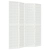 vidaXL Skladac&iacute; parav&aacute;n s 4 panelmi, japonsk&yacute; &scaron;t&yacute;l 160x170 cm biely
