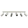 vidaXL Stropné bodové svetlo Brúsený nikel 73 x 5.5 x 16.5 cm Oceľ