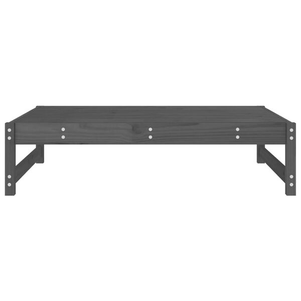 vidaXL Z&aacute;hradn&aacute; podnožka siv&aacute; 120x80 cm mas&iacute;vna borovica