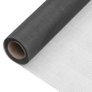 vidaXL Sieť proti hmyzu sklen&eacute; vl&aacute;kno 112x500 cm čierna
