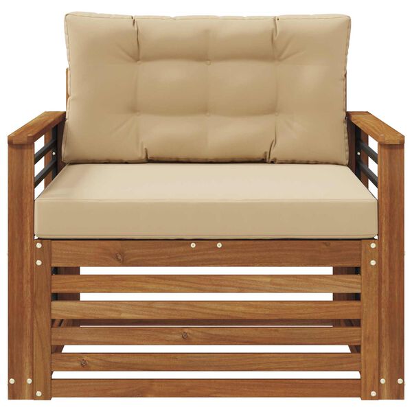 vidaXL Z&aacute;hradn&aacute; s&uacute;prava gaučov Mas&iacute;vne ak&aacute;ciov&eacute; drevo a polyester