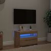 vidaXL TV skrinka s LED dub artisan 60x35x40 cm kompozitn&eacute; drevo