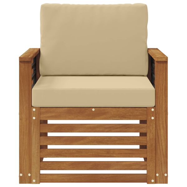 vidaXL Z&aacute;hradn&aacute; s&uacute;prava gaučov Mas&iacute;vne ak&aacute;ciov&eacute; drevo a polyester