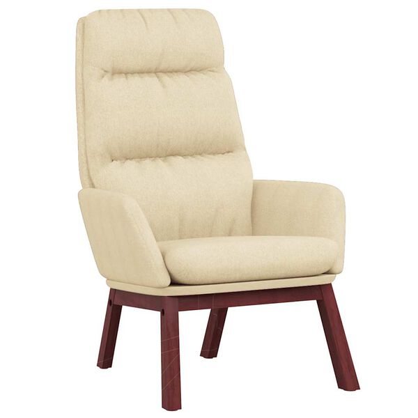 vidaXL Relaxačn&eacute; kreslo kr&eacute;mov&eacute; l&aacute;tkov&eacute;