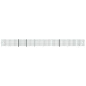 vidaXL Dr&ocirc;ten&yacute; plot s kotviacimi hrotmi zelen&yacute; 1,6x25 m