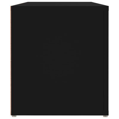 vidaXL TV skrinka čierna 100x31,5x35 cm spracované drevo