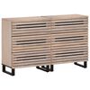 vidaXL Komody 2 ks 60x34x75 cm mangov&yacute; mas&iacute;v