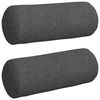vidaXL Podložkov&eacute; vank&uacute;&scaron;e 2 pcs Tmavo &scaron;ed&aacute; &Oslash; 15 x 40 cm