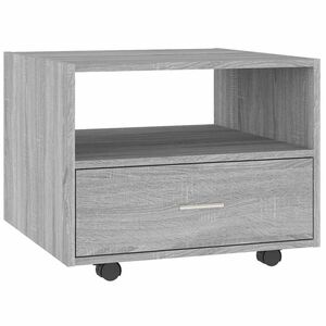 vidaXL Konferenčn&yacute; stol&iacute;k siv&yacute; sonoma 55x55x40 cm kompozitn&eacute; drevo