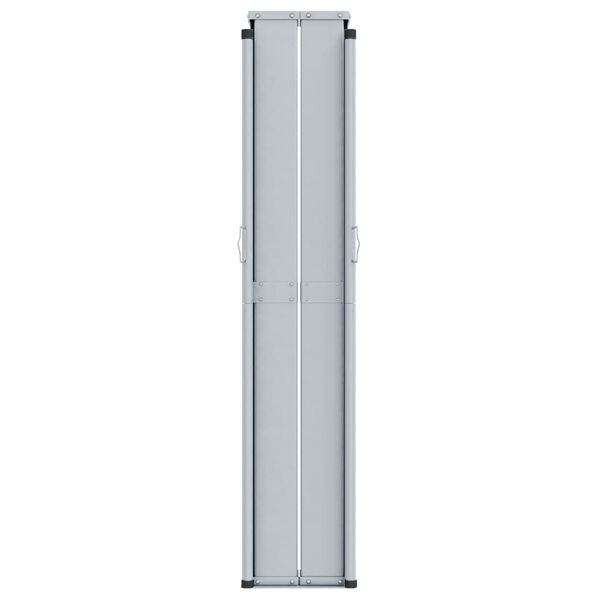 vidaXL Zaťahovacia bočná markíza hnedá 220x1200 cm