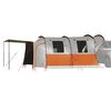 vidaXL Autostan, 4 osoby, sivo oranžový, vodoodolný