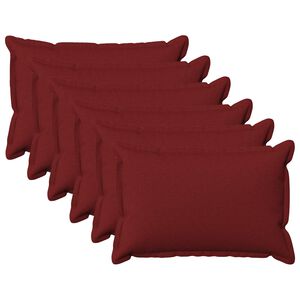 vidaXL Poťah na podložku 6 pcs HOUTEN V&iacute;no červen&eacute; 40 x 60 cm