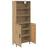 vidaXL Highboard Remeseln&yacute; dub 69,5 x 34 x 180 cm Kompozitn&eacute; drevo