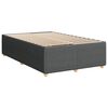 vidaXL Boxspring posteľ s matracom tmavosiv&yacute; 120x200 cm l&aacute;tka
