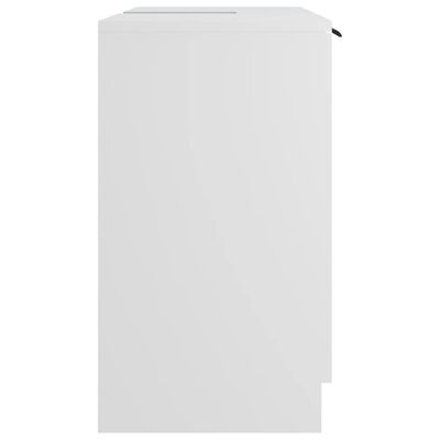 vidaXL Kúpeľňová skrinka biela 64,5x33,5x59 cm spracované drevo