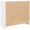 vidaXL Komoda biela 85x34x76 cm kompozitné drevo