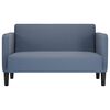 vidaXL Loveseat Pohovka modr&aacute; 109 cm man&scaron;estrov&aacute; l&aacute;tka