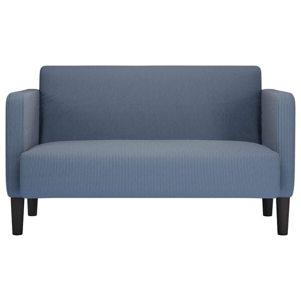 vidaXL Loveseat Pohovka modr&aacute; 109 cm man&scaron;estrov&aacute; l&aacute;tka