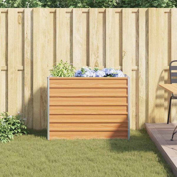 vidaXL Vyvýšený záhradný záhon Svetlohnedá 100 x 40 x 77 cm