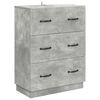 vidaXL Z&aacute;suvkov&yacute; kabinet Bet&oacute;novo siv&aacute; 66 x 34,5 x 87 cm
