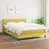 vidaXL Boxspring posteľ s matracom zelen&aacute; 140x200 cm l&aacute;tka