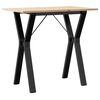 vidaXL Jed&aacute;lensk&yacute; stol&iacute;k v tvare Y 80x50x75 cm borovica a oceľ