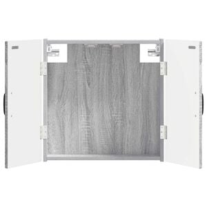 vidaXL Skriňa na terč HOORN Siv&yacute; Sonoma 52,5 x 10,5 x 53,5 cm