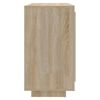 vidaXL Komoda dub sonoma 80x40x75 cm spracované drevo