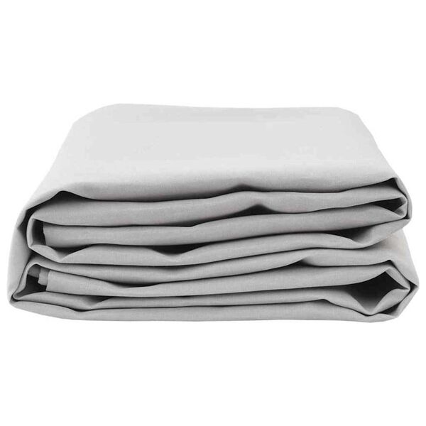 vidaXL Náhrada markízy Svetlosivá 1000 x 160 cm Polyesterová plachta