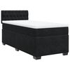 vidaXL Posteľn&yacute; r&aacute;m boxspring s matracom čierny 80x200 cm zamat