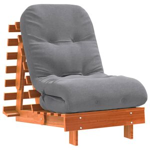 vidaXL Rozkl.futonov&aacute; pohovka matrac voskovohned&aacute; 60x206x11cm borovica