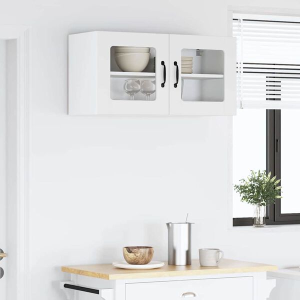 vidaXL Kuchynsk&aacute; skriňa Biela 80 x 31 x 40 cm Kompozitn&eacute; drevo