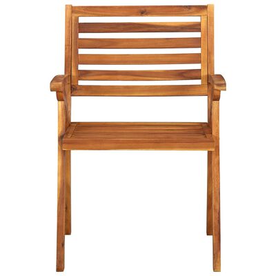 vidaXL Záhradné stoličky 4 ks masívne akáciové drevo