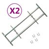 vidaXL Nastaviteľn&eacute; bezpečnostn&eacute; okenn&eacute; mreže 2 ks 1000-1500 mm