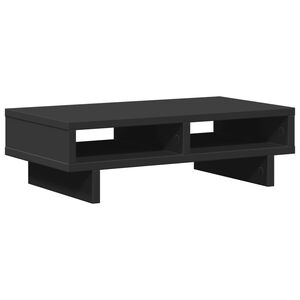 vidaXL Stojan na monitor čierny 50x27x15 cm kompozitn&eacute; drevo