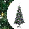 vidaXL Umel&yacute; predsvieten&yacute; vianočn&yacute; stromček Zelen&aacute; 120 cm PVC a kov