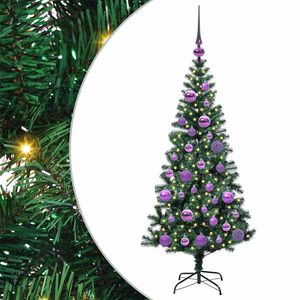 vidaXL Umel&yacute; predsvieten&yacute; vianočn&yacute; stromček Zelen&aacute; 120 cm PVC a kov