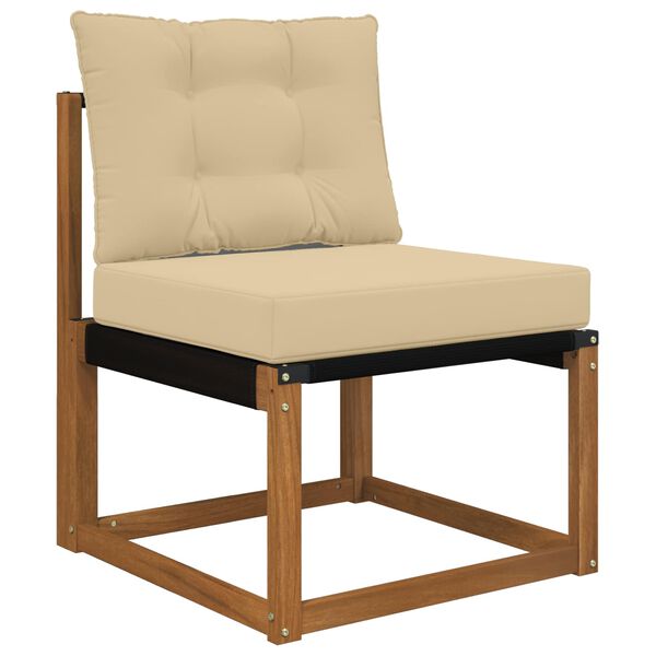 vidaXL Vank&uacute;&scaron; na vonkaj&scaron;iu pohovku 2 pcs B&eacute;žov&aacute; Polyester