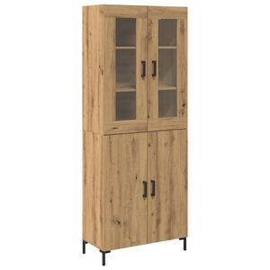 vidaXL Highboard 2 pcs dub artisan 69,5 x 34 x 180 cm Kompozitn&eacute; drevo