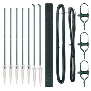 vidaXL Stĺp na plot. Zelen&aacute;