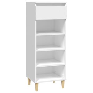 vidaXL Botn&iacute;k biely 40x36x105 cm spracovan&eacute; drevo
